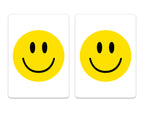 Cards -plastic PVC Smile face