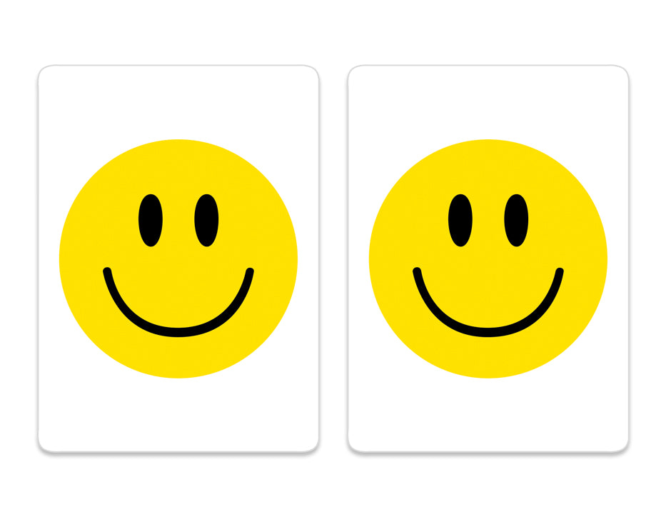 Cards -plastic PVC Smile face