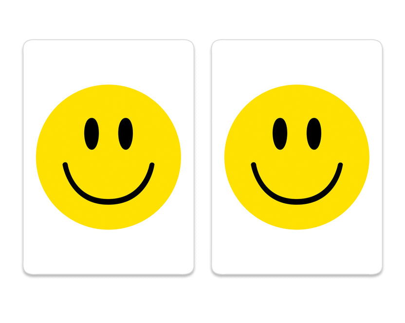 Guys N Gals -  2 Pack Plastic PVC Canasta Cards Black & White Peace Sign