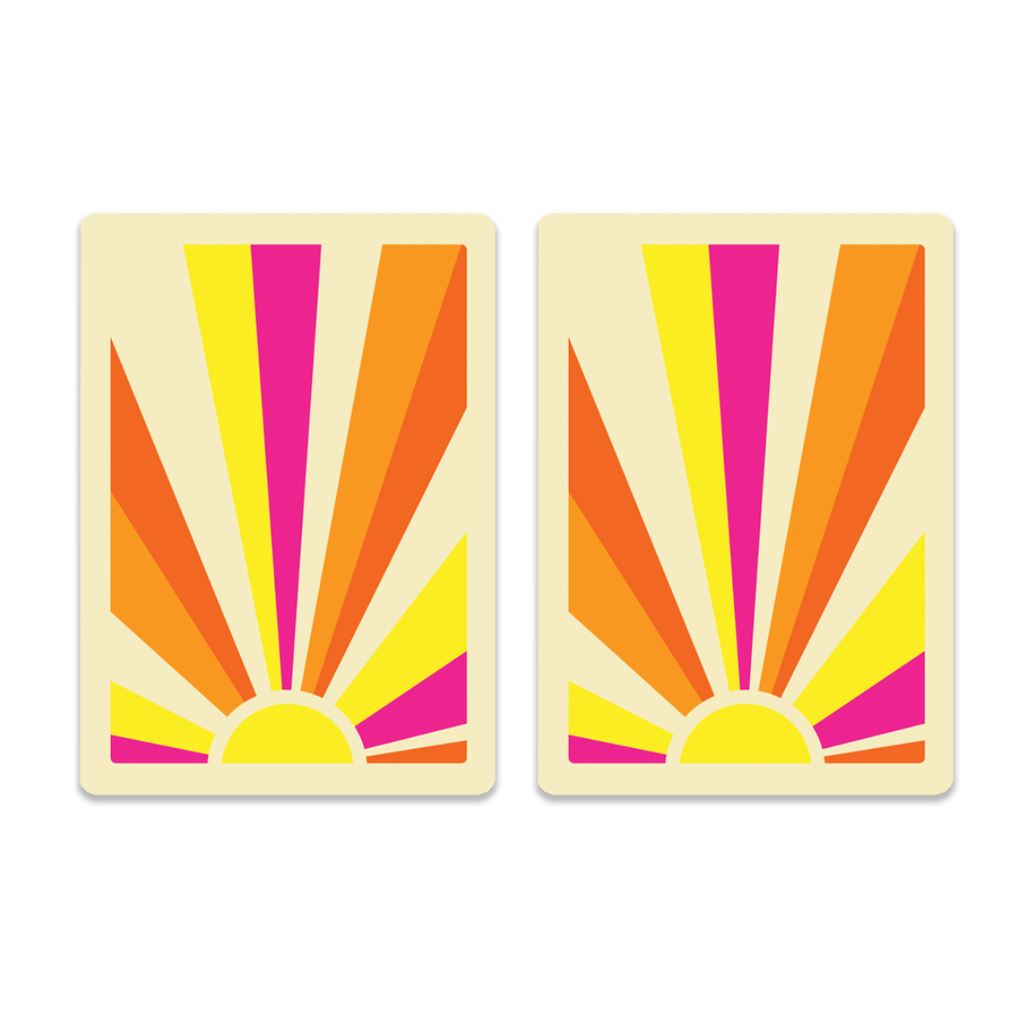 Sunset PVC Plastic Playing Cards