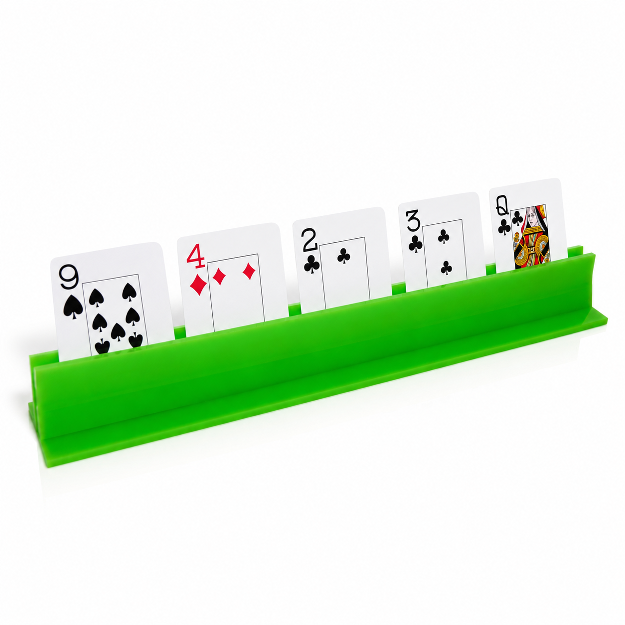 Bright Green Canasta Rack | Card Holder