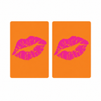 Pink Kiss PVC Plastic Playing Cards