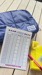 TRAVEL CANASTA Set on the GO in BLUE