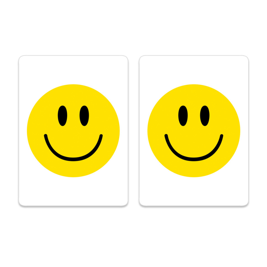 Smile Face PVC Plastic Playing Cards