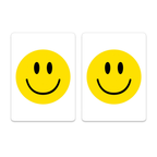 Smile Face PVC Plastic Playing Cards