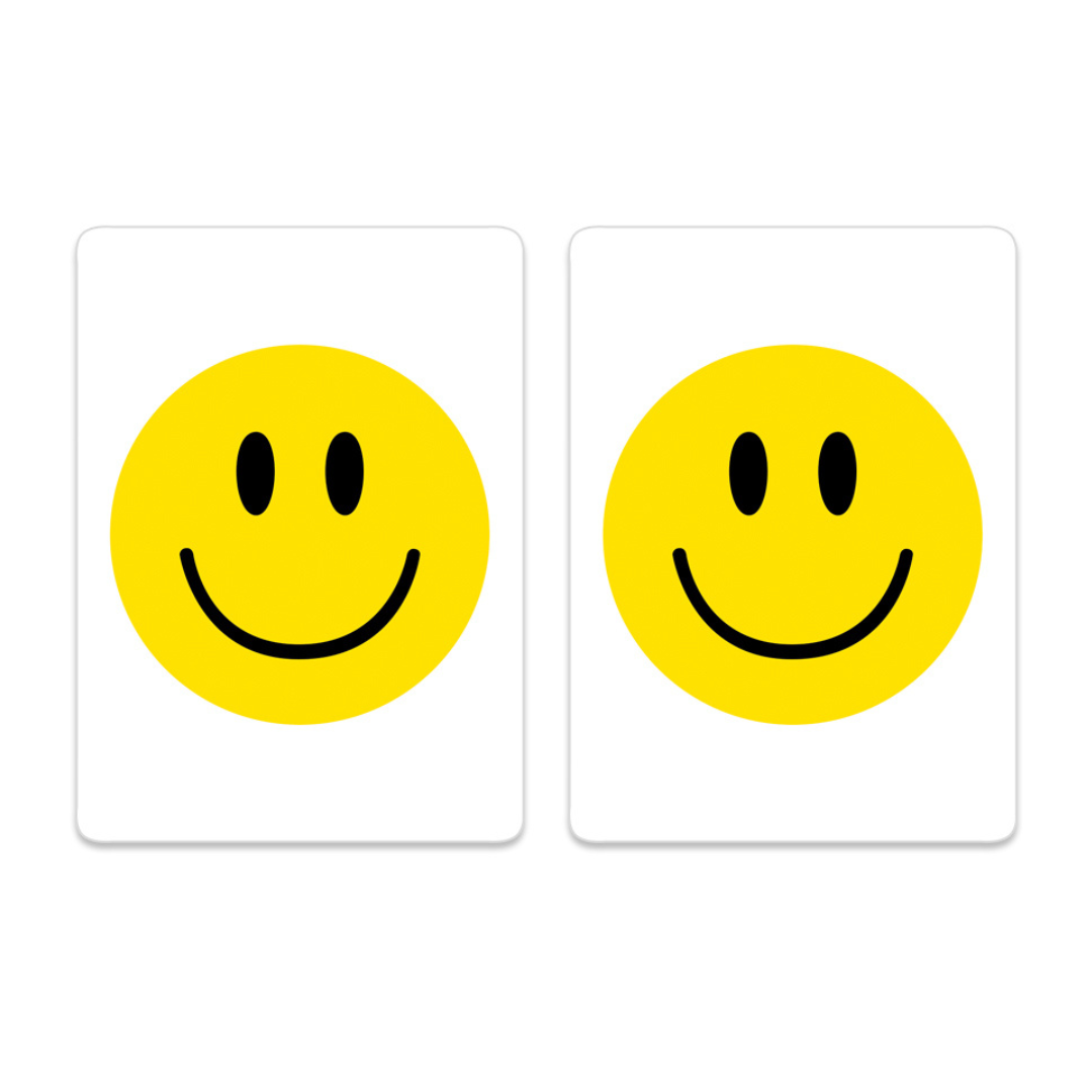 Smile Face PVC Plastic Playing Cards